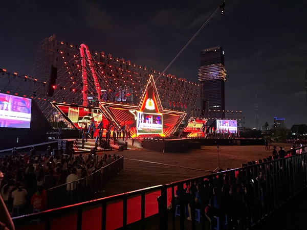 Cung cấp thiết bị tại chương trình “Dưới cờ vinh quang” tại Công viên sáng tạo, Thành phố Hồ Chí Minh