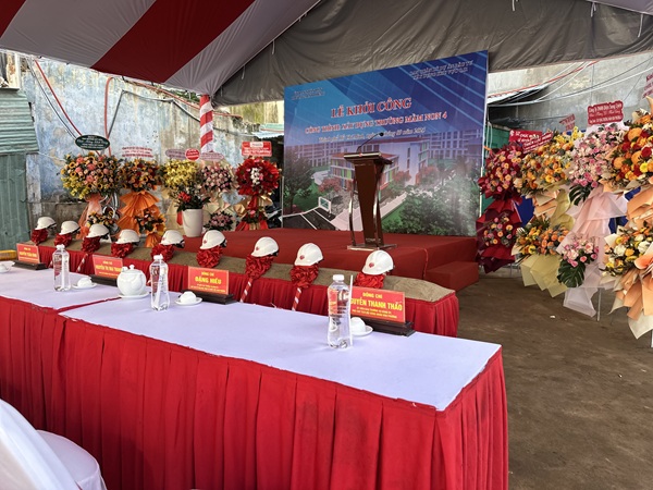 Lễ khởi công xây dựng trường mầm non 4 