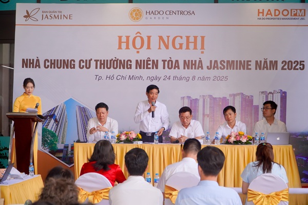 Tổ chức Hội nghị Nhà chung cư thường niên tòa nhà Jasmine năm 2025