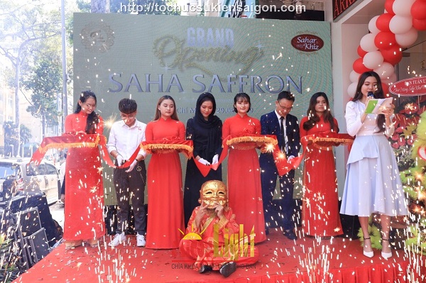 Tổ chức lễ khai trương cửa hàng Saharkhix tại TPHCM