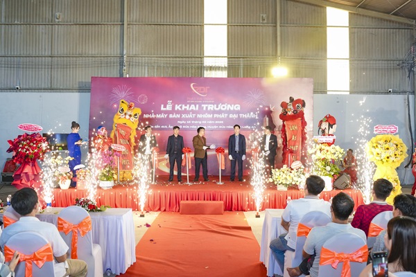 Tổ Chức Lễ Khai Trương Nhà Máy Sản Xuất Nhôm Phát Đại Thành