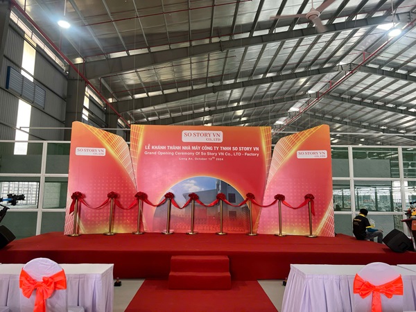Tổ Chức Lễ Khai Trương Nhà Máy So Story VN tại Long An
