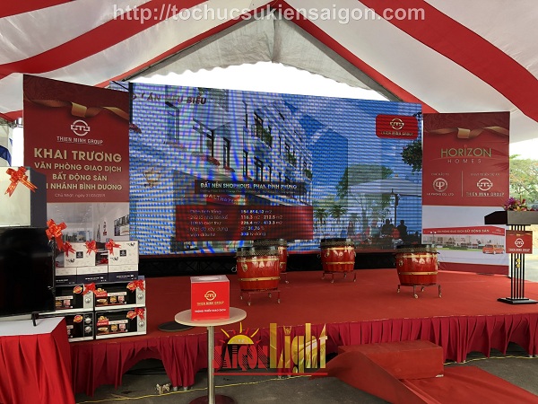 Tổ Chức Lễ Khai Trương Văn Phòng BĐS Thiên Minh