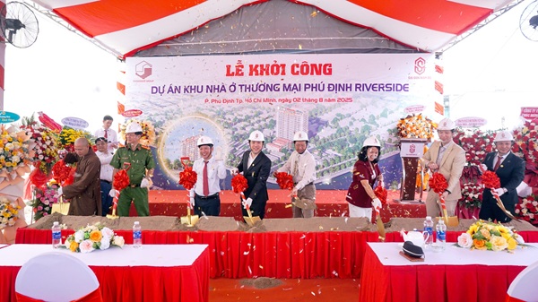 Tổ chức Lễ khởi công dự án Khu nhà ở thương mại Phú Định Riverside