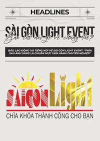 BÁO LAO ĐỘNG VÀ TIẾNG NÓI VỀ SÀI GÒN LIGHT EVENT: 