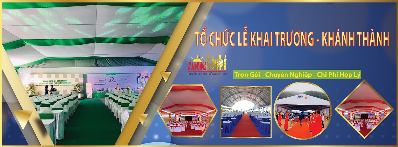 slider tổ chức sự kiện sài gòn