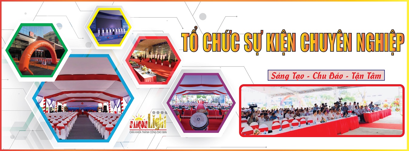 slider tổ chức sự kiện sài gòn